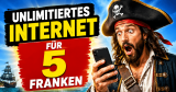 Unlimitiertes 5G-Internet für 5 Franken – Aktion auf yallo Internet Go Abonnement