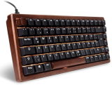 Sharkoon Skiller SGk50 S3 Holz, PBT, RGB Gaming Tastatur, Deutsches Layout