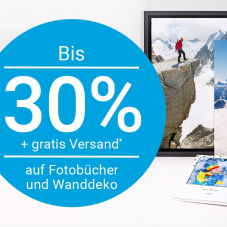 Smartphoto: 30% Rabatt und gratis Versand ab MBW 50.-