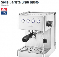 Solis Barista Gran Gusto Kolben Siebträger Espresso Kaffee Maschine
