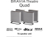 SONY BRAVIA Theatre Quad HT-A9M2, neuer Bestpreis 1799.- inkl. Gratis Subwoofer SA-SW5, Home Entertainment-System, Schwarz/Grau