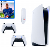 Sony PS5 Bundle inkl. 2 Controller White + FIFA 22 + Medienfernbedienung