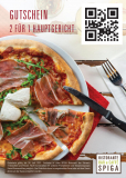 2 für 1 Hauptgerichte bei SPIGA
