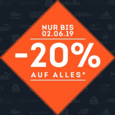 20% auf fast alles bei SportScheck