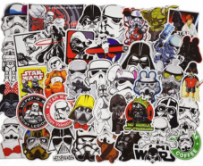 50 Star Wars Sticker für unter 2 Franken