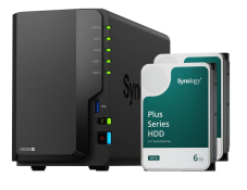 Synology NAS DiskStation DS225+ 2-bay 2x 6 TB HDD Synology Plus bei Daydeal zum neuen Bestpreis!
