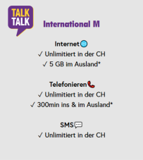 TalkTalk SMS International M