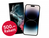 500.- Rabatt auf Smartphones z.B iPhone 13 Mini 128 GB für 199.- bei Abschluss eines Mobilabos