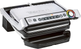 Tefal OptiGrill Kontaktgrill, Elektrogrill, Edelstahl (GC705D16)