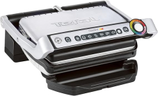 Tefal OptiGrill Kontaktgrill, Elektrogrill, Edelstahl (GC705D16)