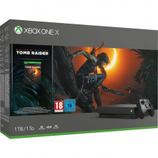 Xbox One X 1.0TB Bundle mit Shadow of the Tomb Raider bei microspot