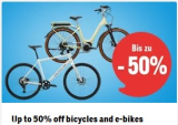 Bis zu 50 % Rabatt auf Fahrräder & E‑Bikes bei JUMBO