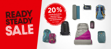 Sportxx: 20% auf Rucksäcke, Sporttaschen, Schlafsäcke und Matten