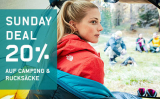 Ochsner Sport: 20% Rabatt auf alle Camping-Artikel inkl. Rucksäcke + kombinierbar mit 20.- Gutschein (ab MBW 99.-)