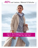 Jelmoli Versand: 40% Rabatt auf Jacken, Mäntel & Schuhe, nur bis heute Mitternacht!