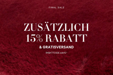 15% zusätzlich auf alles im SALE bei H&M