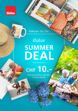 CHF 10.- Rabatt auf alle Fotoprodukte bei ifolor