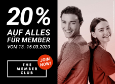 20% Rabatt auf alles bei Import Parfumerie (The Member Club Mitglieder - Anmeldung notwendig)