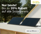Nur noch Heute bis zu 35% Rabatt auf alle Solarpanels bei Nettoshop