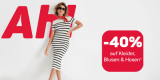Ackermann Gutschein für 40% Rabatt auf Blusen, Kleider und Hosen (nur bis Mitternacht)
