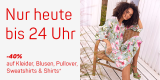 Ackermann Gutscheincode für 40% Rabatt auf Kleider, Blusen, Pullover, Sweatshirts & Shirts