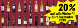 20% auf alle nicht reduzierten Weine und Gratislieferung ab MBW 200.- bei coop@home