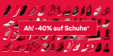 Nur bis Mitternacht – Ackermann Gutschein für 40% Rabatt auf Schuhe, z.B. Adiletten, Sneakers etc.