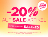Dosenbach: 20% zusätzlich auf über 1600 SALE Artikel