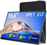UPERFECT Portable Monitor Touchscreen 15,6 Zoll Tragbarer Bildschirm Matte FHD 1080P