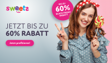 Bis zu 60% Rabatt auf Süssigkeiten bei Sweets