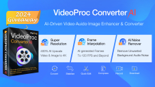 GRATIS: VideoProc Converter AI 6.8 (Vollversion) - Video/Audio Konverter / Downloader mit KI-Funktionen