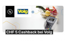 CHF 5 Cashback (Mindesteinkaufsbetrag CHF 15.-) bei Volg via TWINT