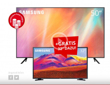 Blick Tagesdeal - 2 für 1 - 50-Zoll-Crystal-4K-TV Samsung AU7170 + T5370
