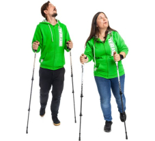 Daydeal - Wanderstöcke KOOR Carbon Castoor in Weiss oder Beige