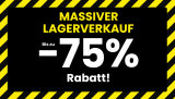 Bis zu 75 % Rabatt im grossen Lagerverkauf bei Conforama