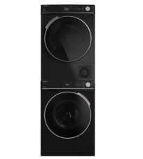 SPC - Sharp Waschturm Set 9kg, Waschmaschine ES-NFH914CBDA-DE und Wärmepumpentrockner KD-NHH9S9GB3-DE