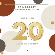 Nur heute: 20% auf die neue Kollektion bei WE Fashion