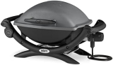 Weber Q 1400 Elektrogrill, 43 x 32 cm, Dunkelgrau
