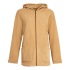 wedolina – Kapuzen-Fleecejacke „Florine“ – taupe / Grösse: 36/38