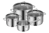 WMF Astoria Kochgeschirrset, 4-teiliges Set (Ø 16–20–24 cm) bei DeinDeal