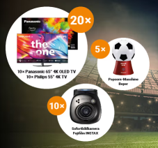 Fust Gewinnspiel: Grossbild-TVs, Kameras & mehr im Gesamtwert von CHF 20’000 gewinnen (bis 27.07.)