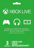 MICROSOFT Xbox Live Gold, 3 Monate, Xbox One / XB360 bei Kinguin