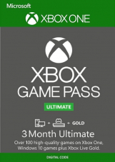 3 Monate Xbox Game Pass Ultimate Xbox One / PC für CHF 14.49