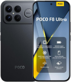 XIAOMI POCO F8 Ultra Smartphone 12+256GB 6500mAh Battery – Black | 2 Years Warranty, Charger Not Included