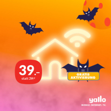 yalloween - Home Max Cable mit 1Gbit/s für CHF 39.- anstatt CHF 79.- mit lebenslangem Rabatt!