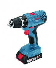 Bosch Blau Akku-Bohrschrauber GSR 18V-21 Kit .- inkl. 2 Akkus und 5 Jahre Garantie