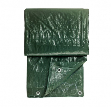 Baufolien - Color Expert Gewebeplane grün, 4x6m mit Ösen (Abholpreis)