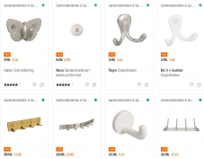 Do it + Garden - Diversen Garderobenleisten & Garderobenhaken mit 60% Rabatt - (Abholpreis)