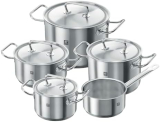 ZWILLING Twin Classic Kochtopf-Set 5-teilig (Unbeschichtet) Edelstahl bei Amazon